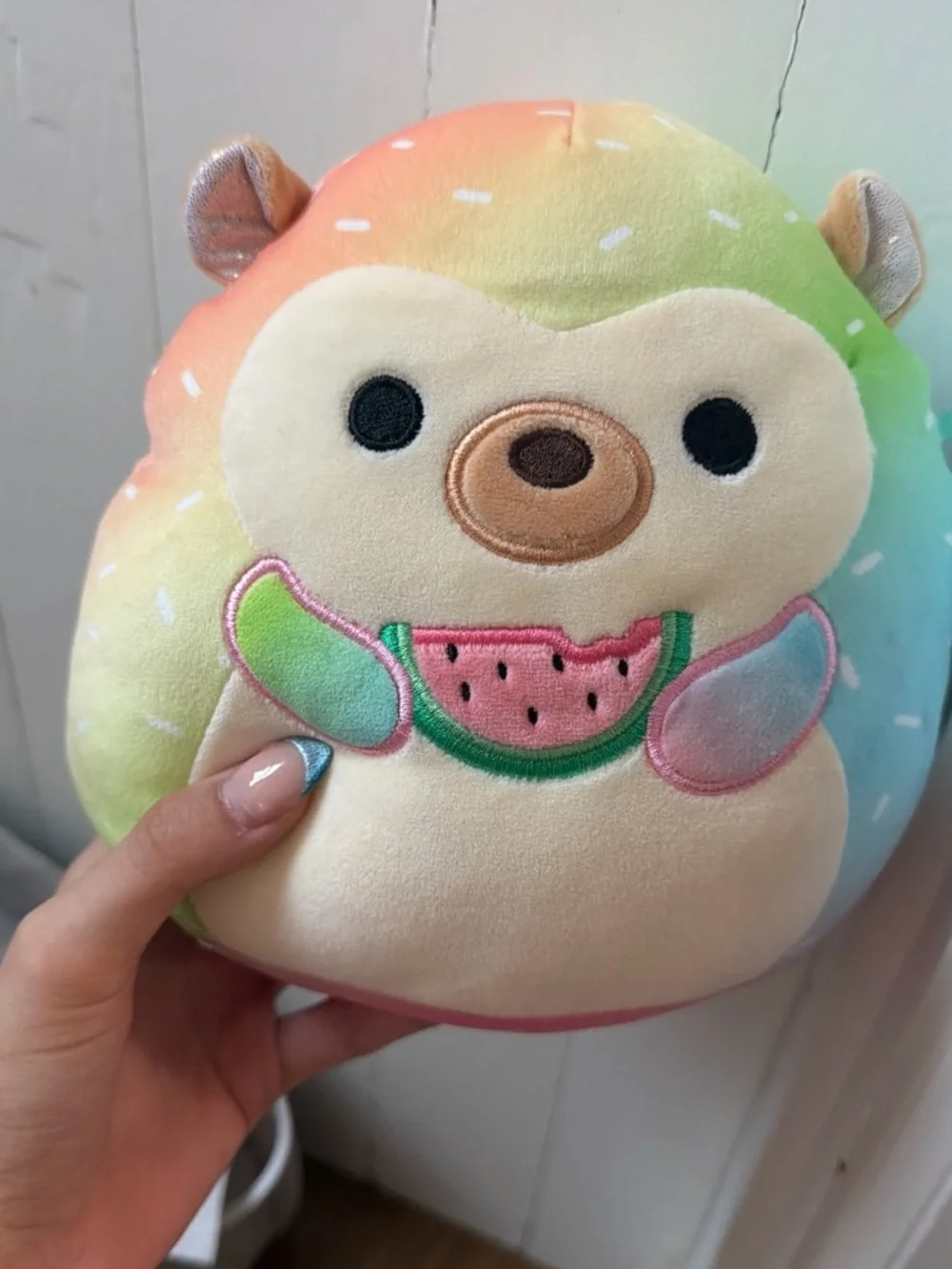 Waverly Pink Plush Heart-Eye Bunny Small Pet Toy